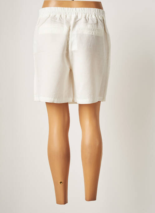Jupe short poches blanc C'EST BEAU LA VIE femme