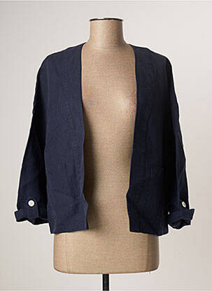 Veste casual coupe droite bleu C'EST BEAU LA VIE femme