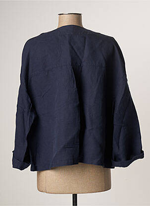 Veste casual coupe droite bleu C'EST BEAU LA VIE femme