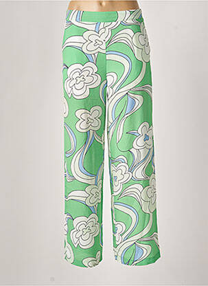 Pantalon large vert ELLI WHITE pour femme