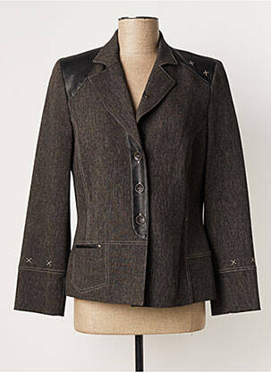 Blazer coupe cintrée vert GUY DUBOUIS femme