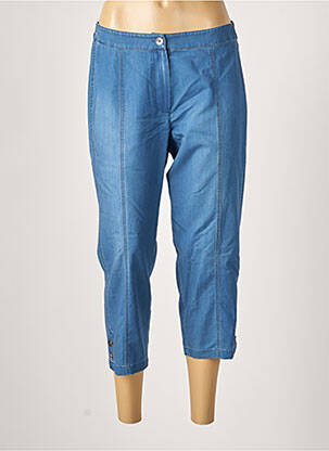 Pantacourt taille normale taille normale bleu GUY DUBOUIS femme