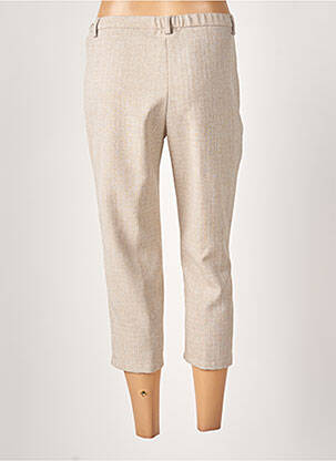 Pantacourt coupe droite taille normale beige GUY DUBOUIS femme