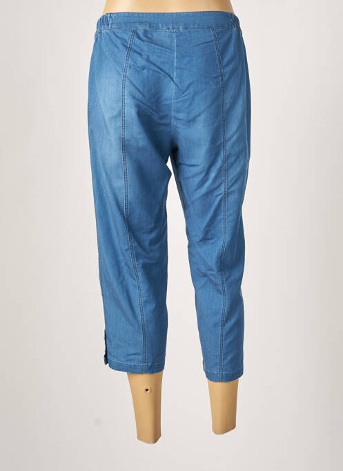 Pantacourt bleu GUY DUBOUIS pour femme