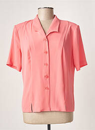 Chemisier manches courtes manches courtes rose GUY DUBOUIS femme