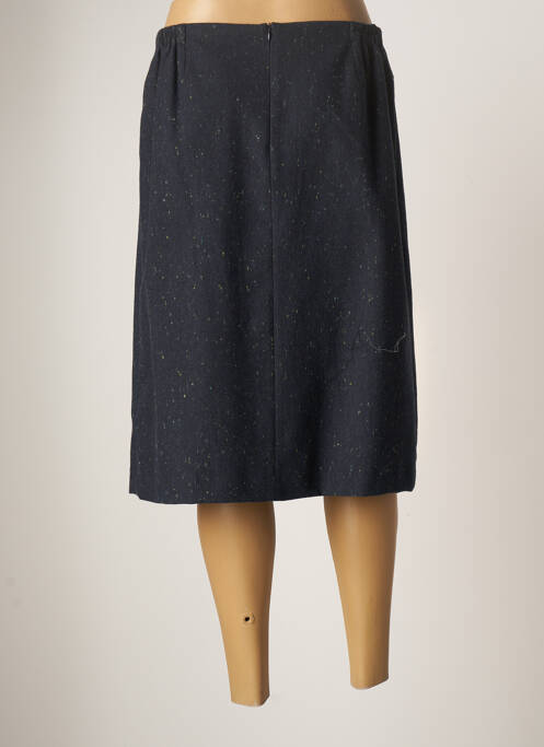 Jupe mi-longue bleu GUY DUBOUIS pour femme
