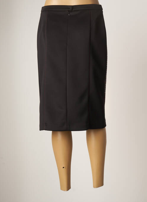 Jupe mi-longue noir GUY DUBOUIS pour femme