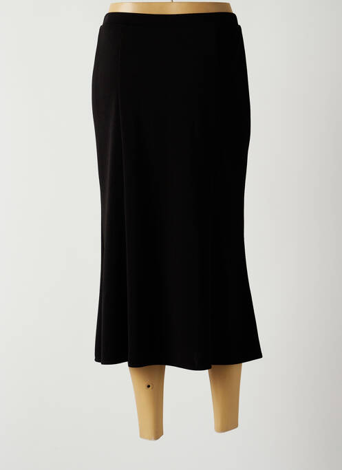 Jupe mi-longue noir GUY DUBOUIS pour femme