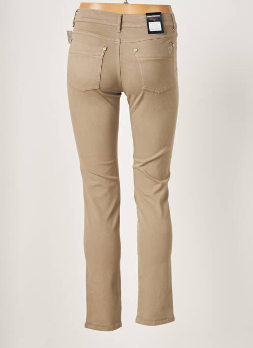 Pantalon slim beige ANNA MONTANA femme