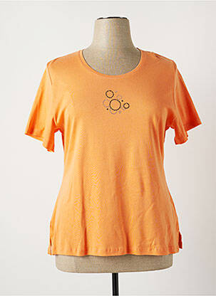 T-shirt orange GUY DUBOUIS pour femme