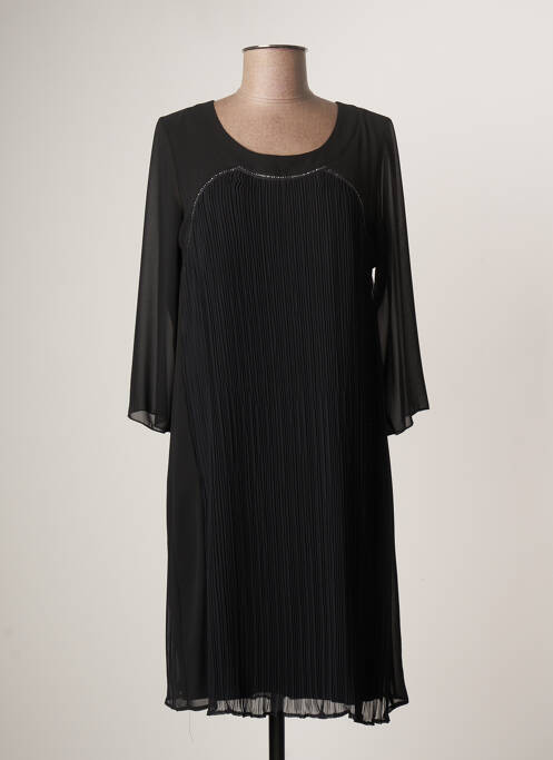 Robe mi-longue noir GUY DUBOUIS pour femme