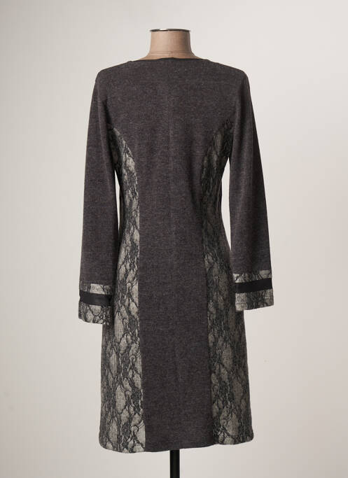 Robe pull gris GUY DUBOUIS pour femme