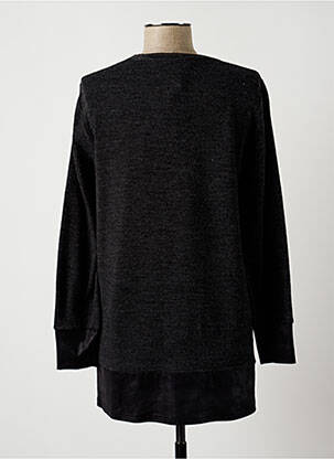 Pull tunique col rond manches longues gris GUY DUBOUIS femme