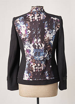 Veste casual epaulette noir GUY DUBOUIS femme