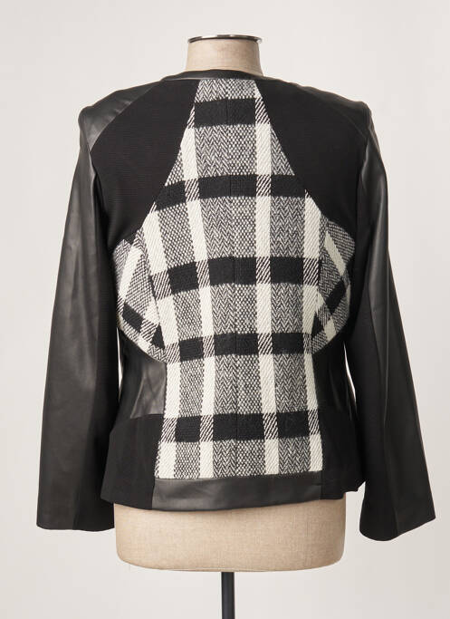 Veste simili cuir noir MERI & ESCA pour femme