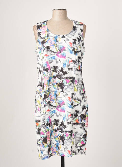 Robe mi-longue blanc GUY DUBOUIS pour femme