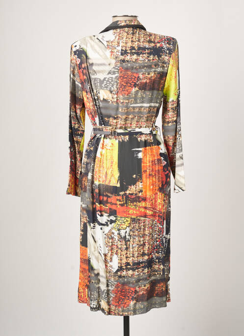 Robe mi-longue noir GUY DUBOUIS pour femme