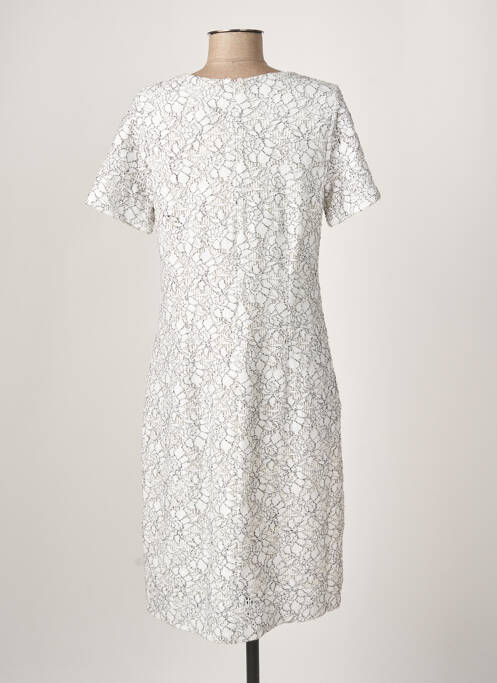 Robe mi-longue blanc GUY DUBOUIS pour femme