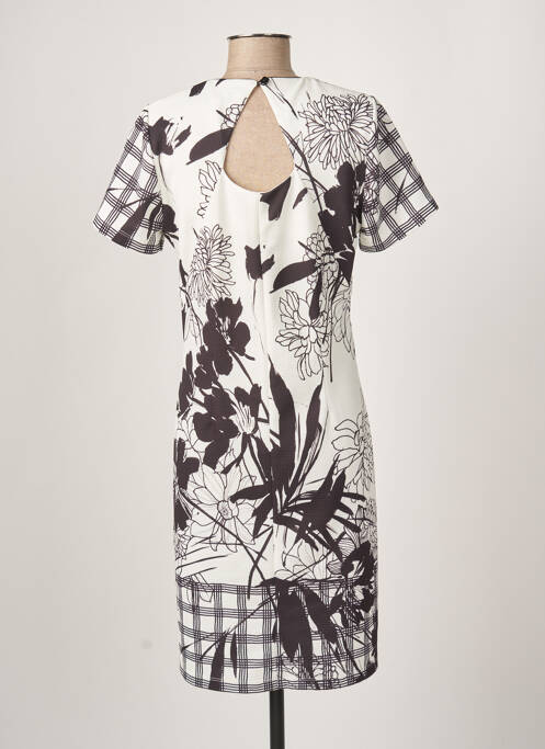 Robe mi-longue blanc GUY DUBOUIS pour femme