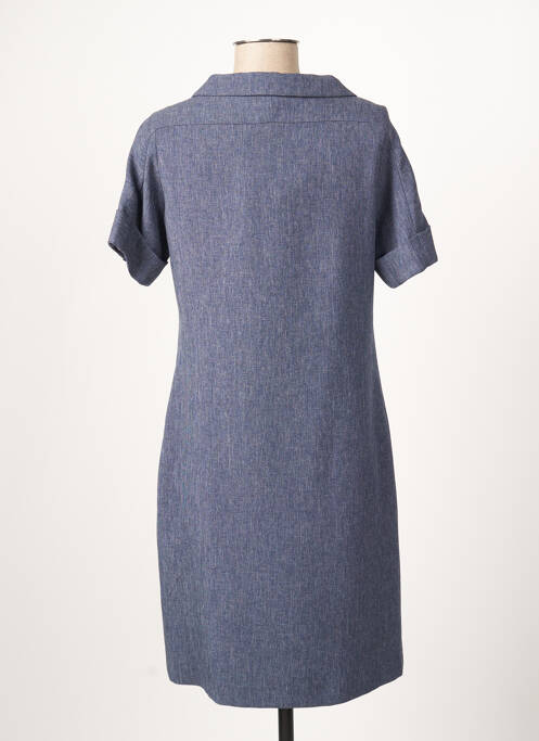 Robe mi-longue bleu GUY DUBOUIS pour femme