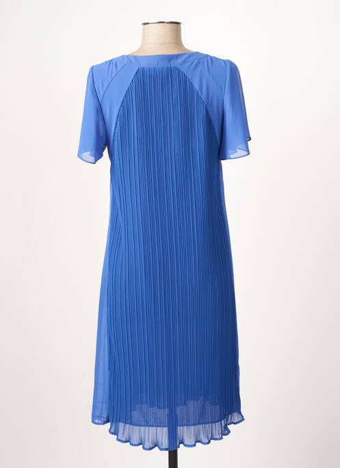 Robe mi-longue bleu GUY DUBOUIS pour femme