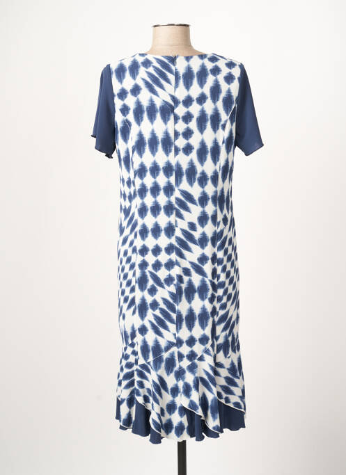 Robe mi-longue bleu GUY DUBOUIS pour femme