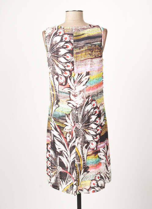 Robe mi-longue marron GUY DUBOUIS pour femme