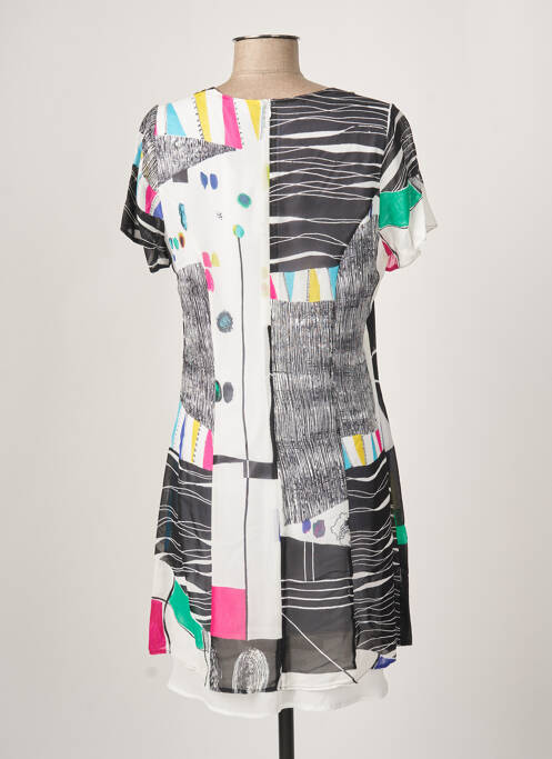 Robe mi-longue noir GUY DUBOUIS pour femme