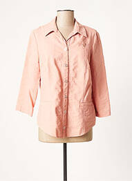 Veste casual poches rose GUY DUBOUIS femme