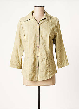 Veste casual poches vert GUY DUBOUIS femme