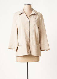 Veste casual poches beige GUY DUBOUIS femme