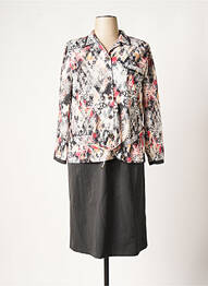 Ensemble robe bi-matiére noir GUY DUBOUIS femme