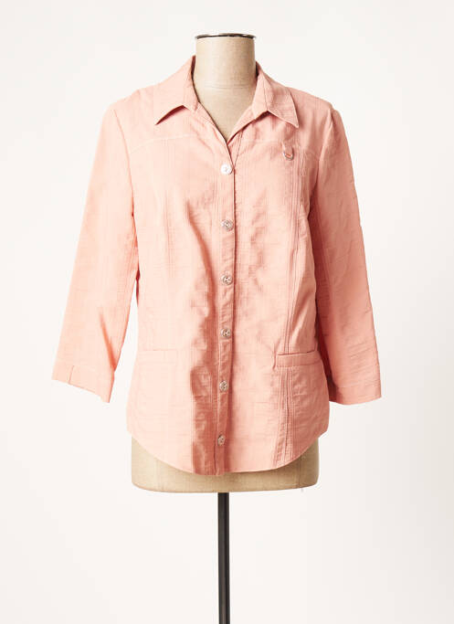 Veste casual poches rose GUY DUBOUIS femme