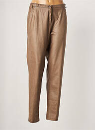 Pantalon droit stretch taille normale marron MERI & ESCA femme
