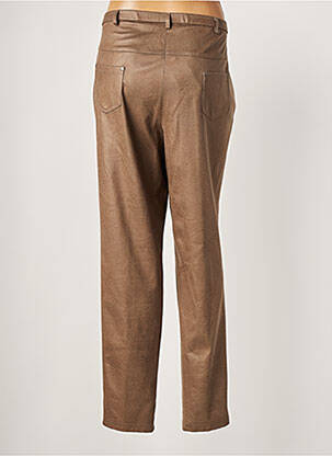 Pantalon droit stretch taille normale marron MERI & ESCA femme