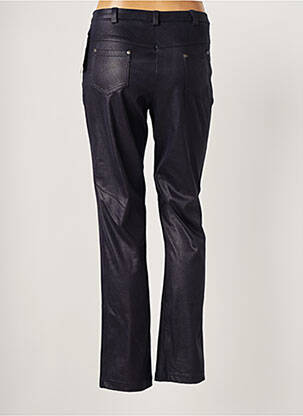 Pantalon droit stretch taille normale bleu GUY DUBOUIS femme