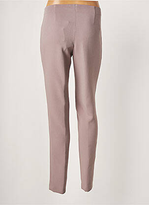Pantalon droit stretch taille normale marron GUY DUBOUIS femme