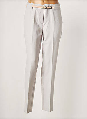 Pantalon chino taille normale taille normale gris GUY DUBOUIS femme