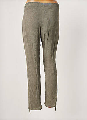 Pantalon 7/8 taille normale taille normale vert GUY DUBOUIS femme