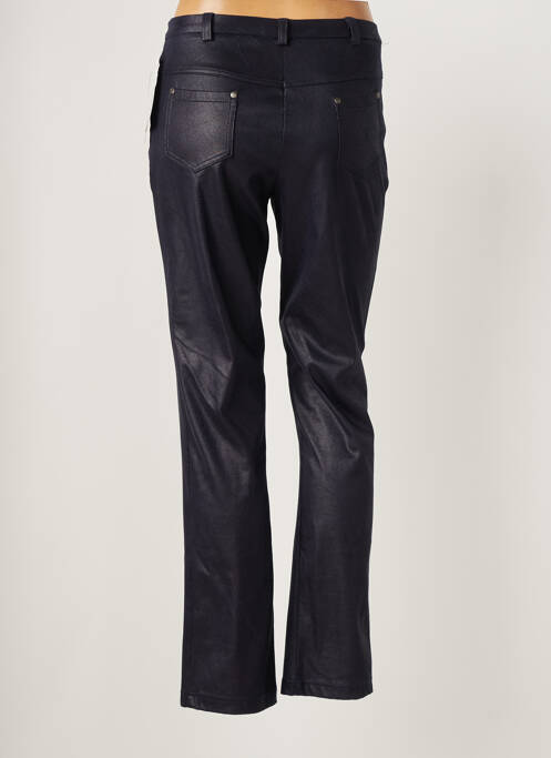 Pantalon droit bleu GUY DUBOUIS pour femme