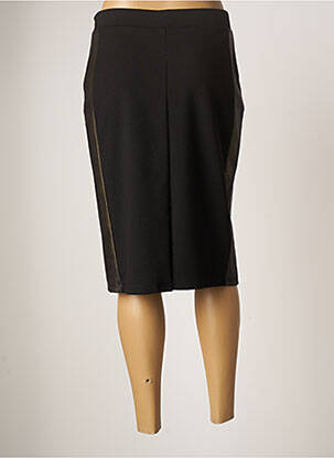 Jupe mi-longue stretch noir GUY DUBOUIS femme