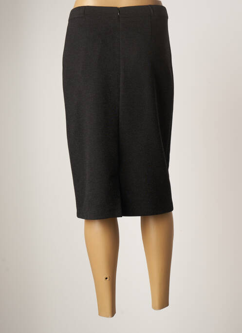 Jupe mi-longue gris GUY DUBOUIS pour femme