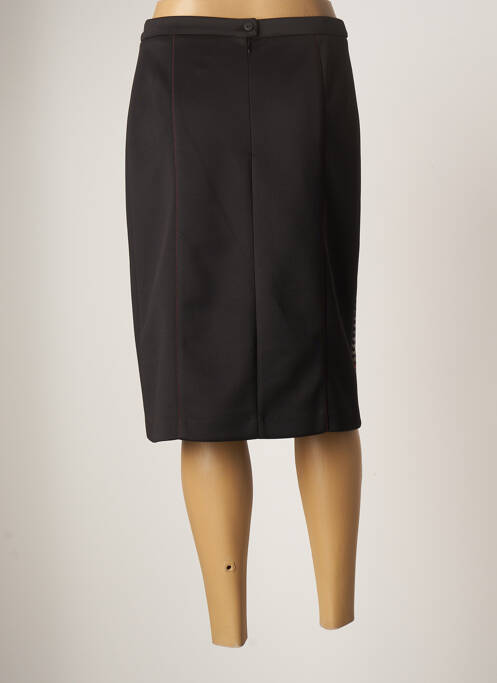 Jupe mi-longue noir GUY DUBOUIS pour femme