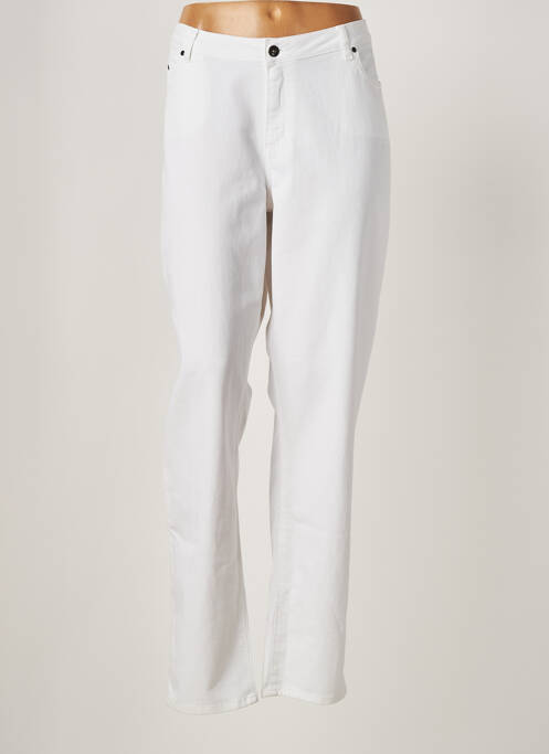 Jeans coupe slim blanc MERI & ESCA pour femme