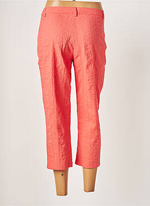 Pantacourt coupe droite taille normale rose GUY DUBOUIS femme