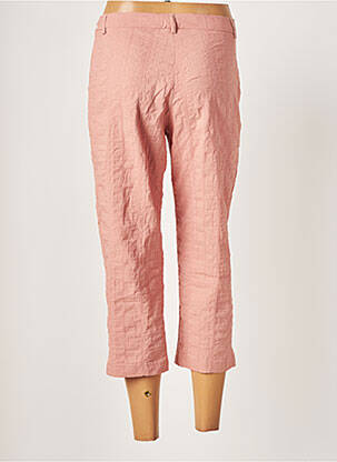 Pantacourt coupe droite taille normale rose GUY DUBOUIS femme