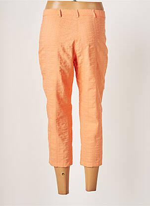 Pantacourt coupe droite taille normale orange GUY DUBOUIS femme