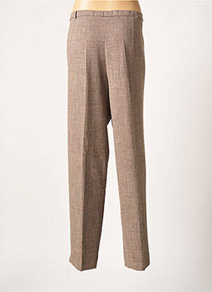 Pantalon 7/8 stretch taille normale marron GUY DUBOUIS femme