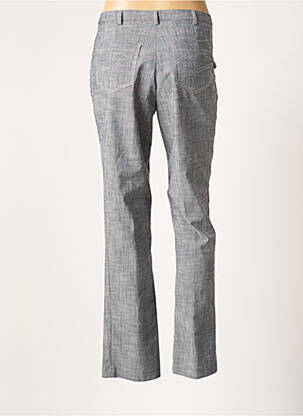 Pantalon 7/8 fermeture zippée sous rabat boutonné taille normale gris GUY DUBOUIS femme