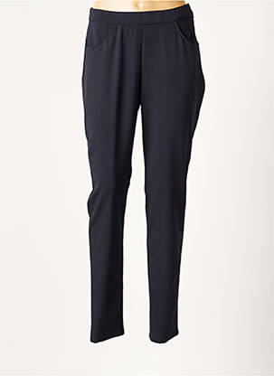 Pantalon slim taille élastique taille normale bleu GUY DUBOUIS femme